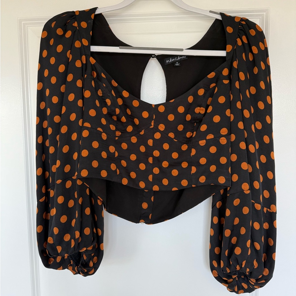 For Love and Lemons | Polka Dot Top